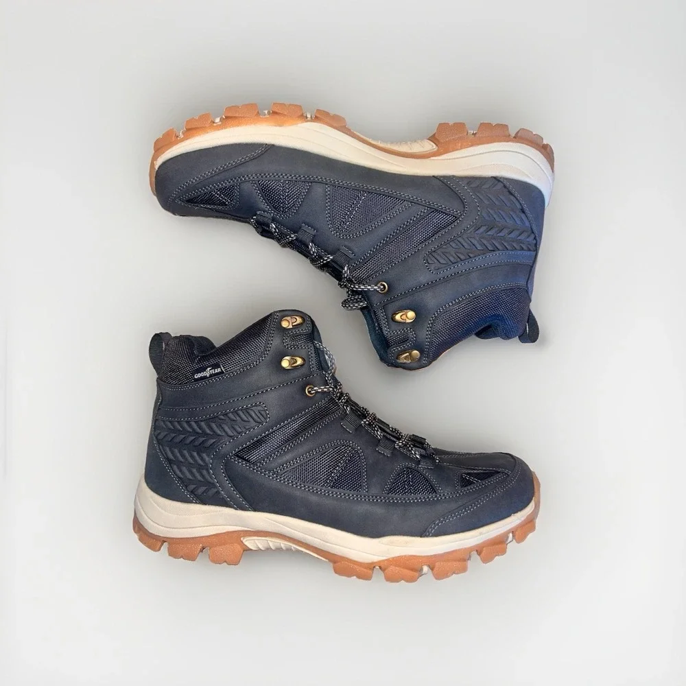 GOODYEAR TETON MEN'S OUTDOOR HIKER WORK BOOTS BLUE SIZE 13 NEW